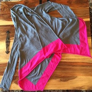 Express Pink & Gray Wrap, Size Medium
